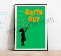 Image 2 of Brits Out balloons A3 Print (Unframed)