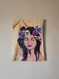 Image 1 of 'Intuition' oil & acrylic on sycamore.