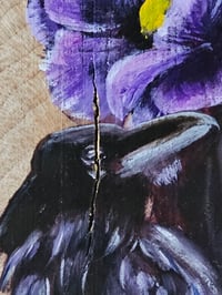 Image 5 of 'Intuition' oil & acrylic on sycamore.