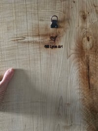 Image 4 of 'Intuition' oil & acrylic on sycamore.