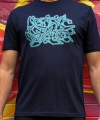 Image 1 of Dens Neon Outline - 100% Organic Cotton, Eco, Sustainable Tee Shirt