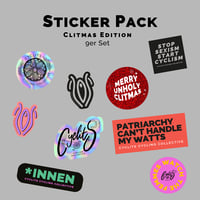 Image 1 of Sticker Pack CYCLITZER CLITMAS EDITION | Outdoor approved