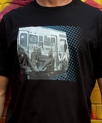 Image 3 of Graffiti Train - 100% Organic Cotton, Eco, Sustainable Tee Shirt