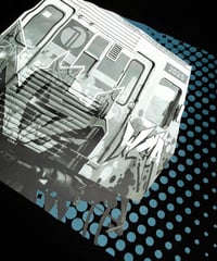 Image 4 of Graffiti Train - 100% Organic Cotton, Eco, Sustainable Tee Shirt