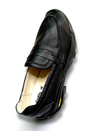 Image 5 of ZDA black leather sneaker penny loafer made in Slovakia 