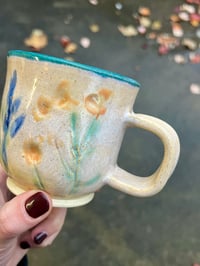 Image 6 of PLANT PRESSED MUG - CREAM