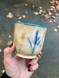 Image 4 of PLANT PRESSED MUG - CREAM