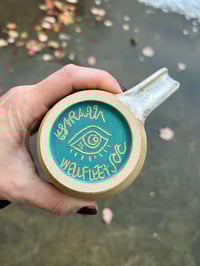 Image 4 of SINGLE OYSTER MUG - COBALT + CREAM