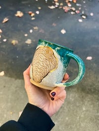 Image 2 of SINGLE OYSTER MUG - SEASCAPE