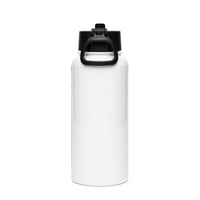Image 4 of Lovebird Logo Stainless steel water bottle with a straw lid