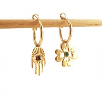 Image 3 of Créoles dépareillées Grigris