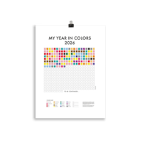 Image 1 of My Year in Colors 2026