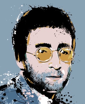Image of John Lennon A3 Art Print