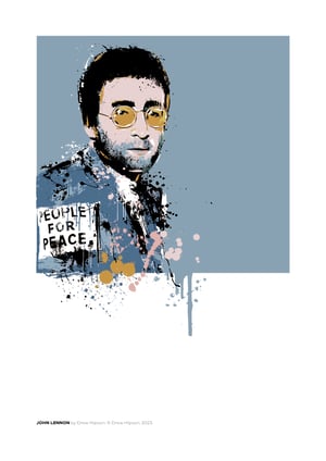 Image of John Lennon A3 Art Print