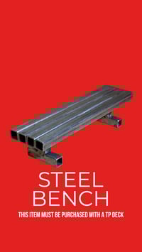 Steel Bench - Sale Item