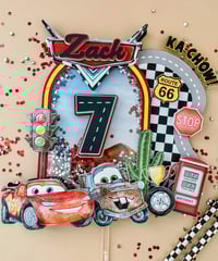 Image 1 of Disney Cars Cake Topper
