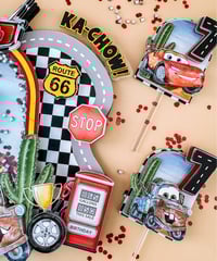 Image 3 of Cars Cupcake Toppers