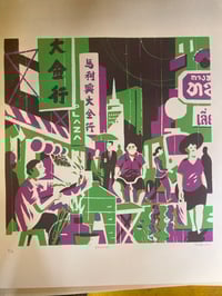 Image 2 of Bangkok screen print 