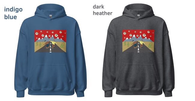 TRIPPY ROAD unisex hoodie