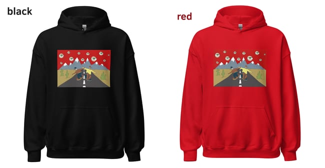 TRIPPY ROAD unisex hoodie