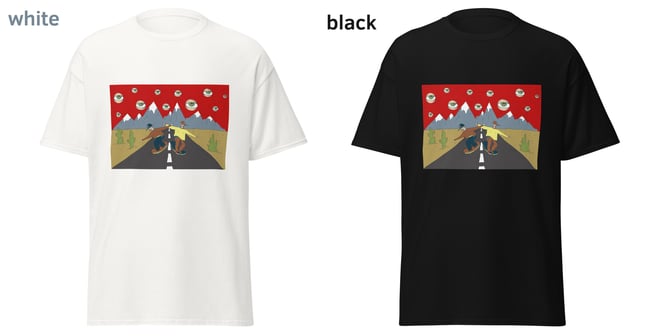 TRIPPY ROAD unisex t-shirt