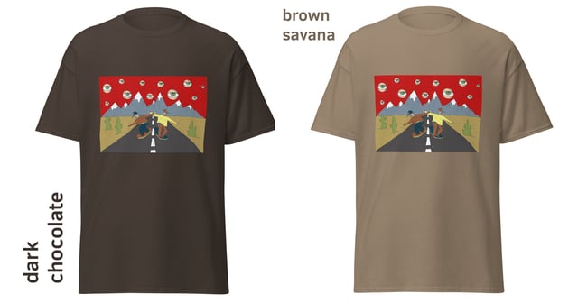 TRIPPY ROAD unisex t-shirt