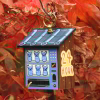 Image 1 of vending machine ornament (blue/ bears)