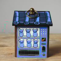 Image 3 of vending machine ornament (blue/ bears)