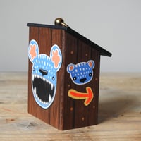 Image 6 of vending machine ornament (blue/ bears)