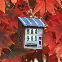 Image 1 of vending machine ornament (grey-blue/ trees)