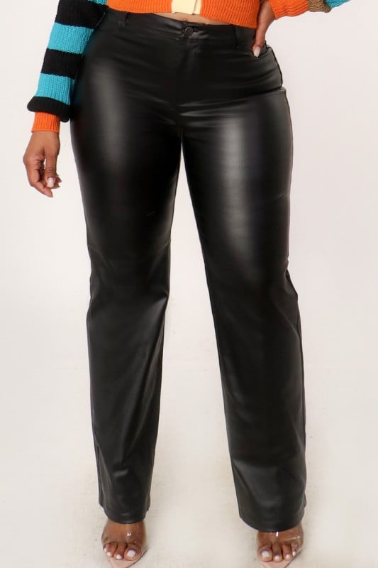 Image of Faux Leather Pants 