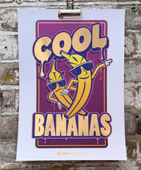 Image 1 of Cool Bananas - A3 Gold Foil Print