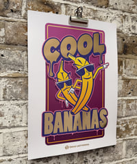 Image 4 of Cool Bananas - A3 Gold Foil Print