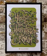 Image 4 of Where The Wild Things Roam  - A3 Gold Foil Print