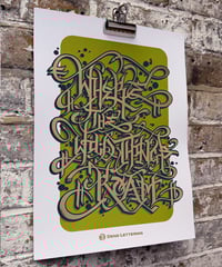 Image 3 of Where The Wild Things Roam  - A3 Gold Foil Print