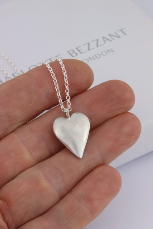Image of Small sterling silver heart
