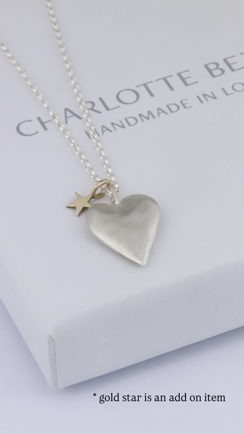 Image of Small sterling silver heart