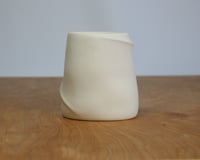 Image 2 of Extra Small Conical White Line Vessel