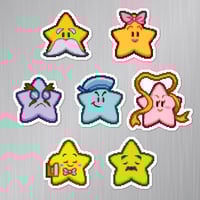 Image 2 of Paper Mario: Star Spirits Sticker/Magnet Sets (7 Pieces)