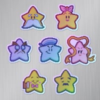 Image 4 of Paper Mario: Star Spirits Sticker/Magnet Sets (7 Pieces)