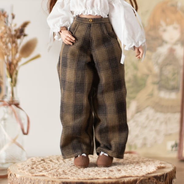 Image of Brown "Victor" pants - Teacup Marionette