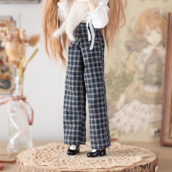 Image of Pantalon "Victor" bleu - Pullip