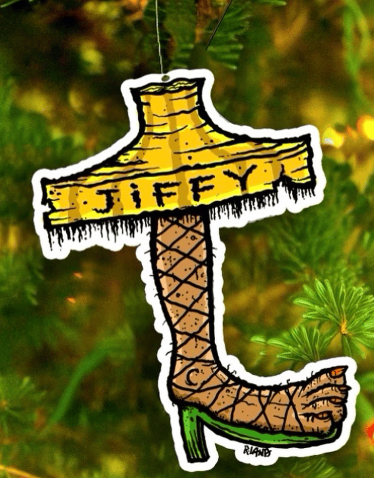 Jiffy Foot lamp  2025 limited edition holiday ornament 