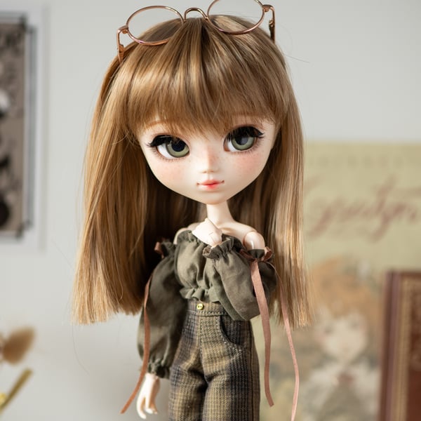 Image of Haut "Mona" vert - Pullip