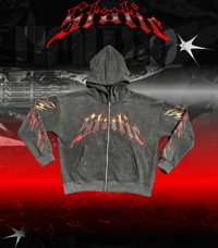 Image 2 of *PREORDER* STATIC CHROME "RUBY RED" ACIDWASHED SET