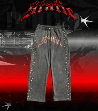 Image 4 of *PREORDER* STATIC CHROME "RUBY RED" ACIDWASHED SET