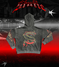 Image 3 of *PREORDER* STATIC CHROME "RUBY RED" ACIDWASHED SET