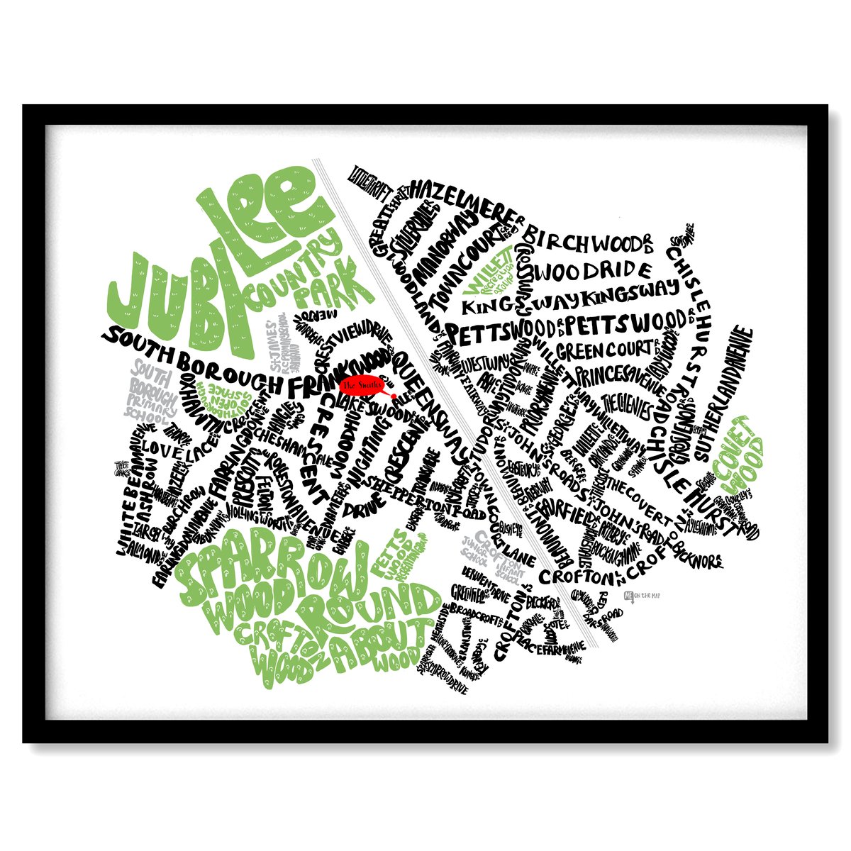 Image of Petts Wood Type Map
