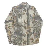Image 3 of Vintage Cabelas Tree Camo Flannel Shirt 