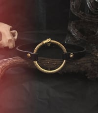 Image 1 of Snake Bite Love Choker (Gold)